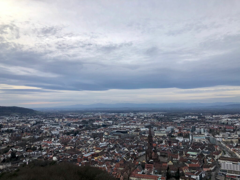 Freiburg von oben.